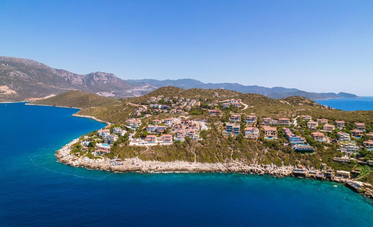 La Kumsal Denize Sifir Ve Ozel Havuzlu Dubleks Suit Kaş Kültér fotó
